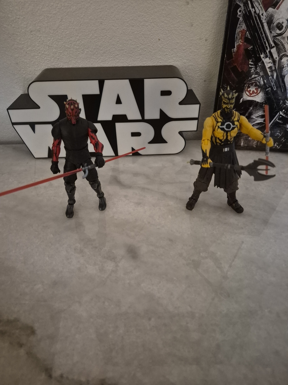RARE Star Wars Black Series Darth Maul & Savage Opress Action Figures  Pre-Owned